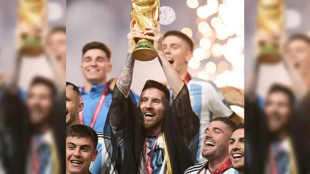 Leo Messi levantando la Copa del Mundo se convierte en la publicación de Instagram con más “likes” de la historia 