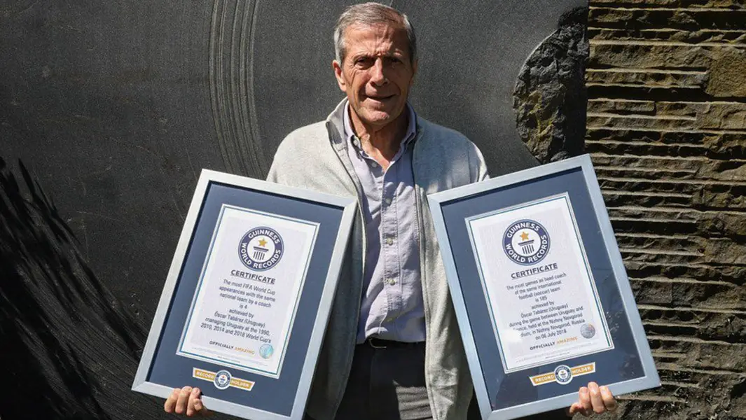 Dos títulos de Guinness World Records para "El Maestro" Oscar Tabárez