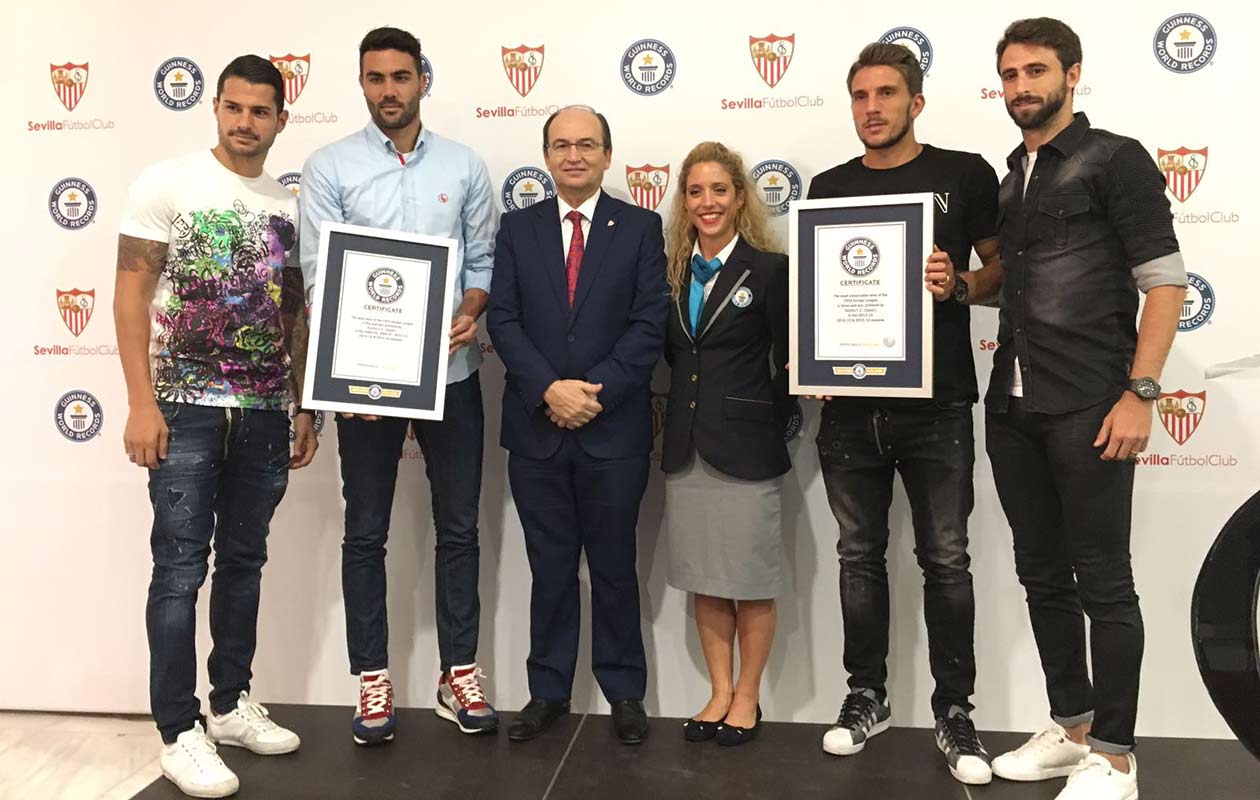 Video: Sevilla stars Pareja, Vitolo, and Iborra discuss Sevilla FC’s record breaking Europa League treble