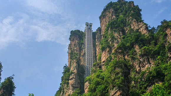 Tallest Outdoor elevator main