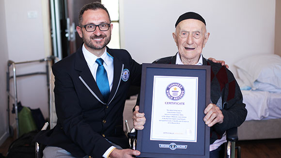 Guinness World Records announces new Oldest man Israel Kristal header