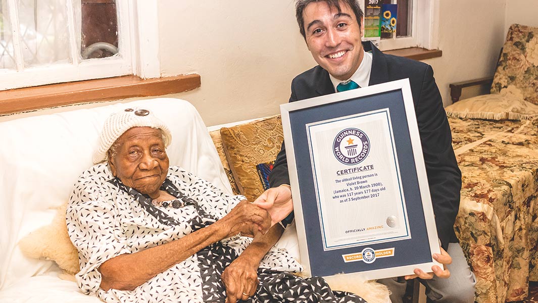Violet Brown Guinness World Records Oldest Person Living