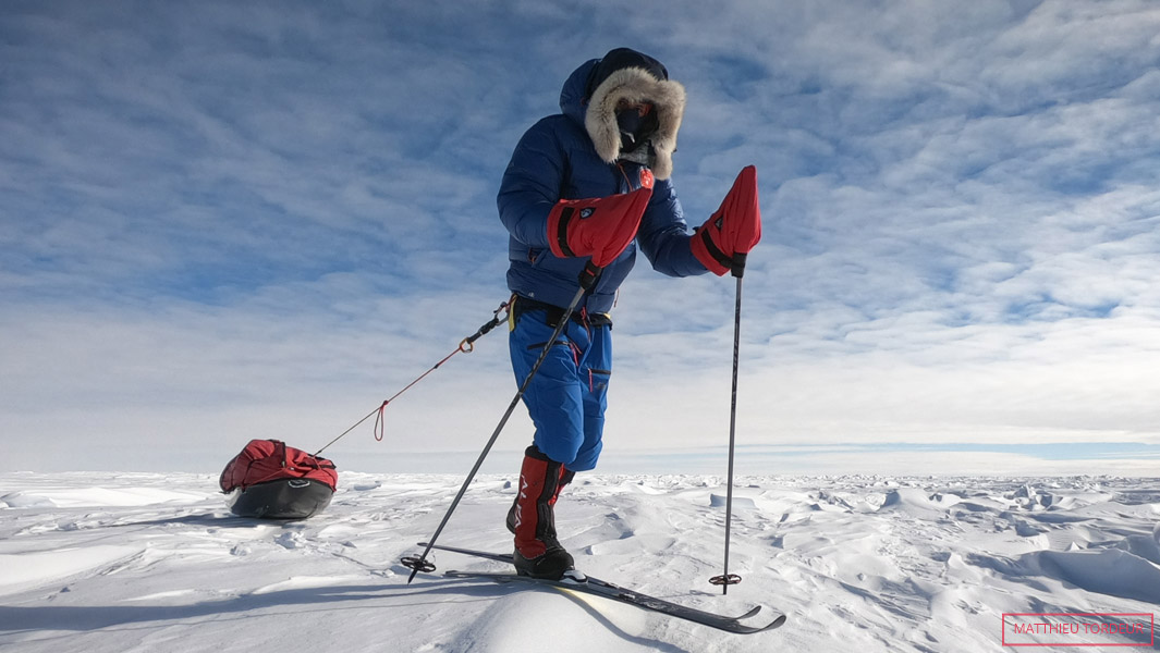 Youngest person South Pole Matthieu Tordeur