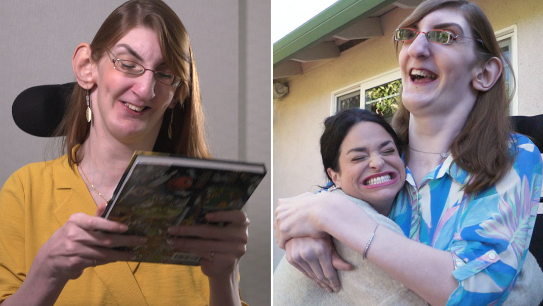 rumeysa gelgi split image with gwr book and sam ramsdell