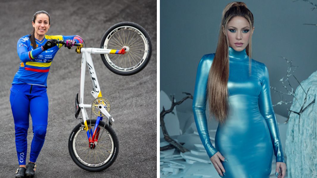 Colombian talents and record holders Mariana Pajon Shakira