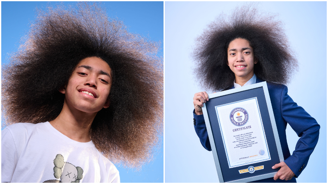 split-image-of-amir-manuel-mendez-and-his-afro-and-amir-holding-gwr-certificate.jpg