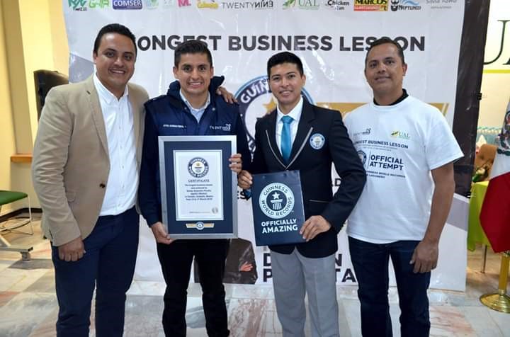 Dorian Peralta -Longest Buisiness Class