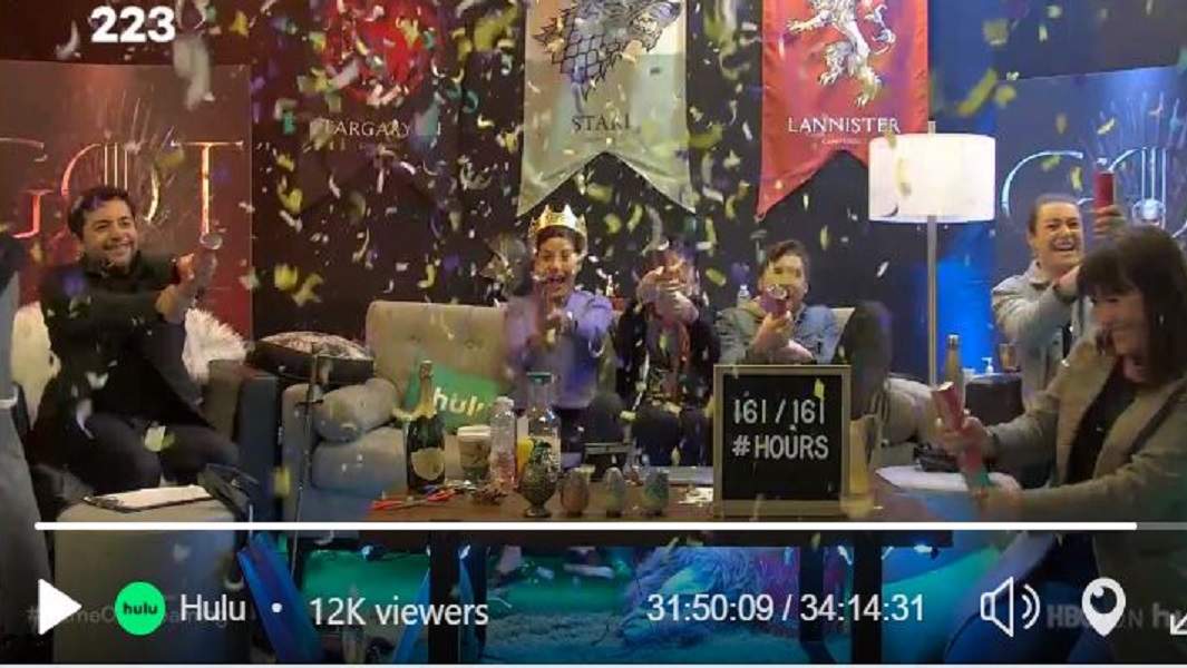 Hulu's record breaking Game of Streaming