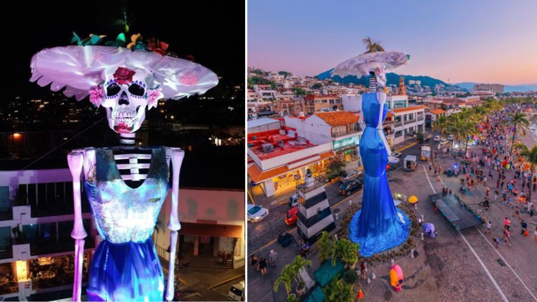 split image tallest catrina