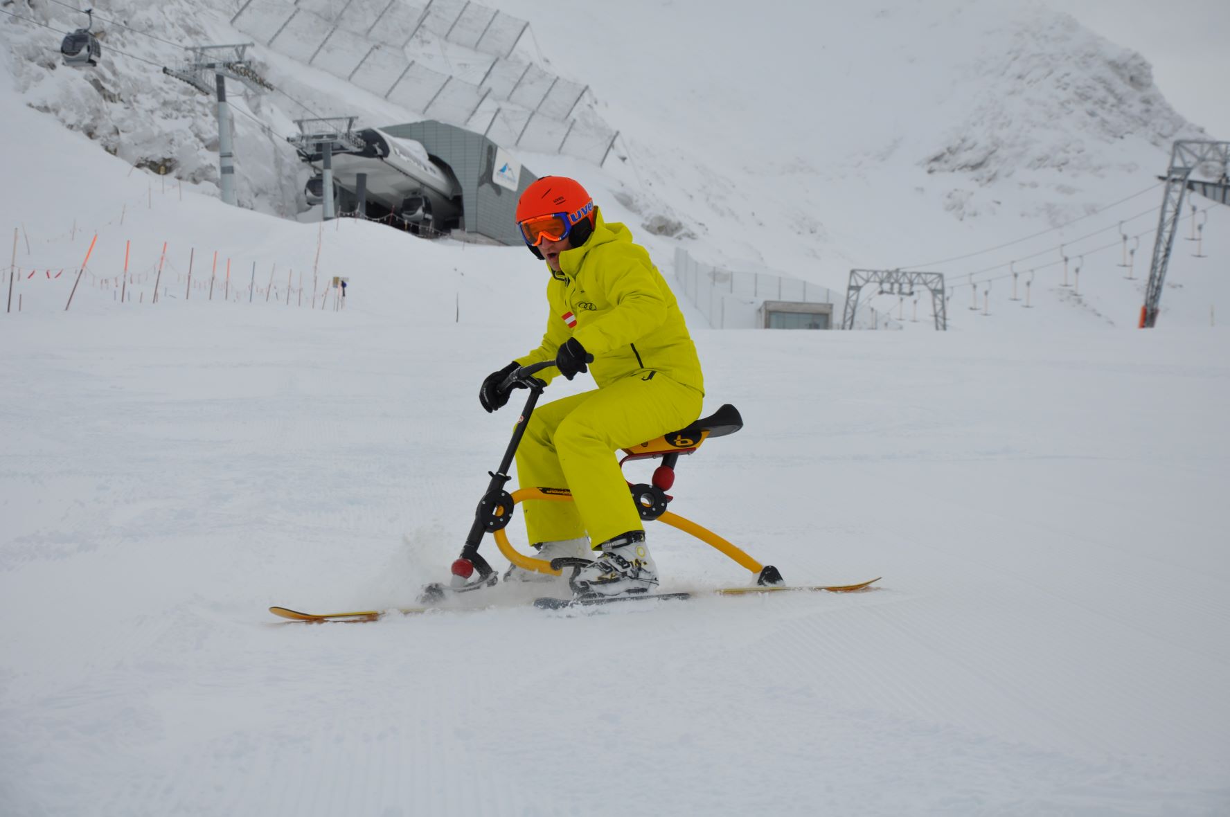 Most 360s on a snow bike in one minute | Guinness World Records